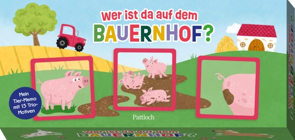 Wer ist da auf dem Bauernhof? Mein Tier-Memo mit 15 Trio-Motiven