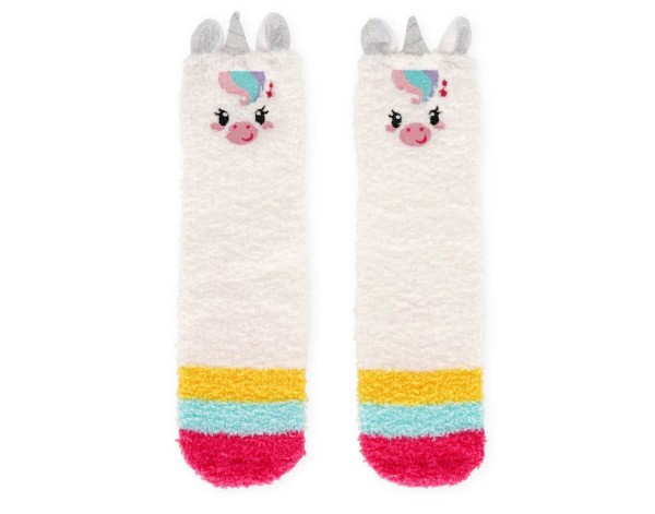 Rutschfeste Socken - Einhorn - Größe 35-42