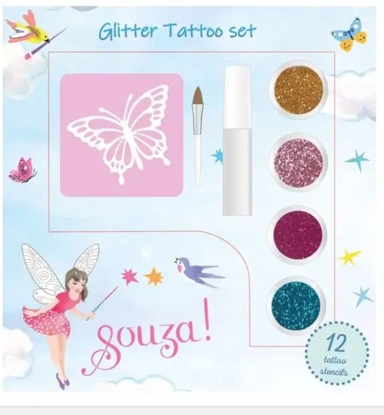 Tattoo Set Glitzer