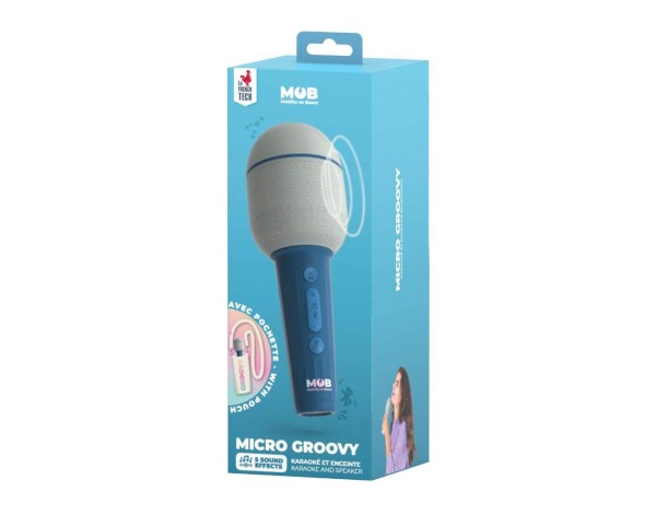 Mikro Groovy Navy - Karaoke-Mikrofon