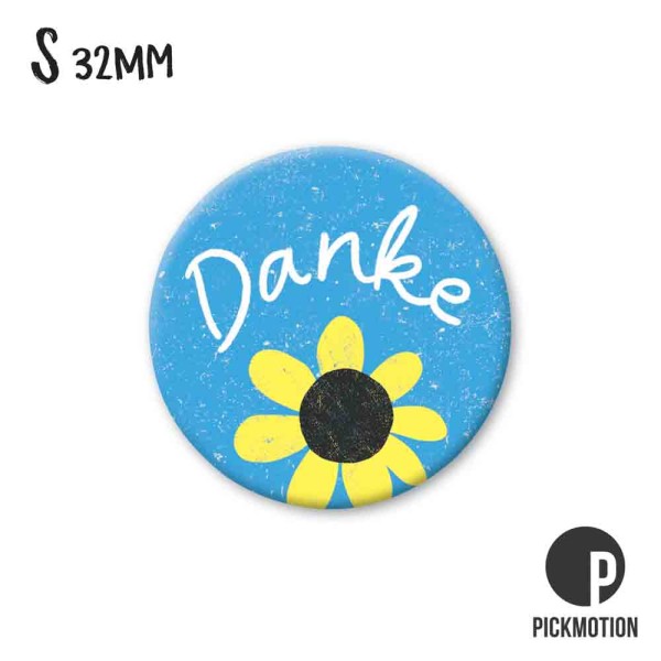 Magnet S danke sonnenblume