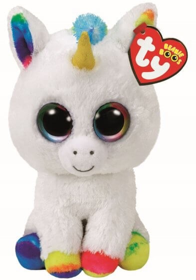 Ty Pixy, Einhorn weiß/bunt 15cm