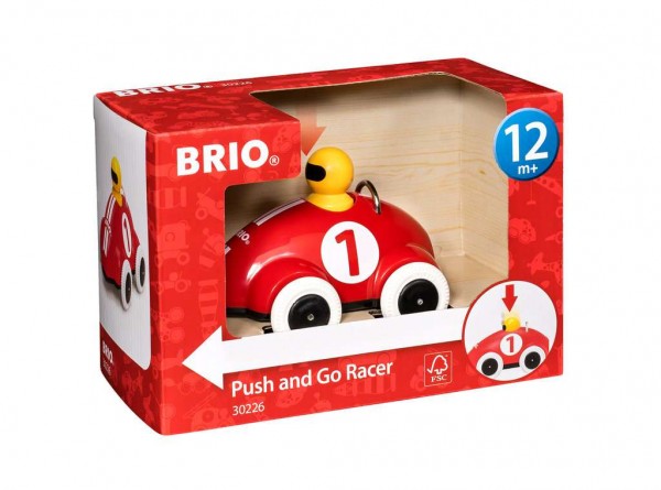 Push & Go Rennwagen Rot