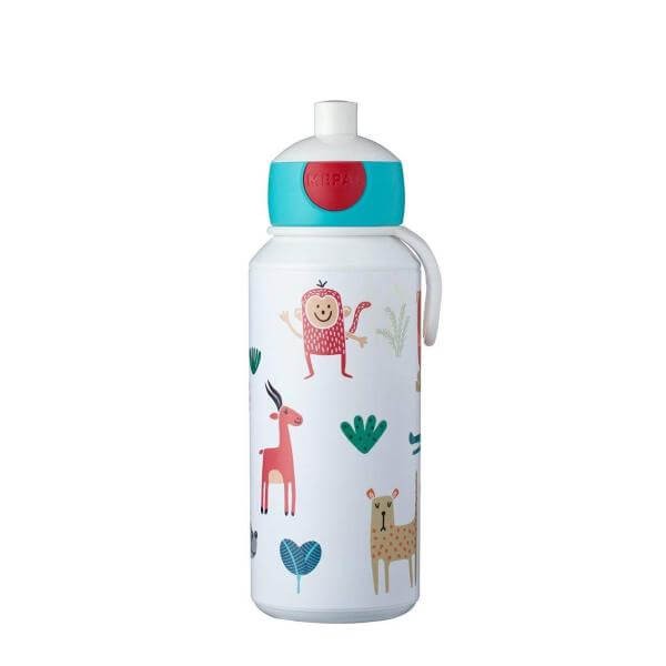 Trinkflasche Pop-​Up 400 ml - Animal Friends - Mepal x Little Dutch