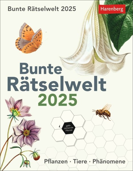 Bunte Rätselwelt Tagesabreißkalender 2025