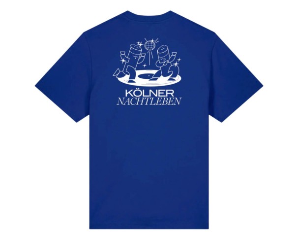 T-Shirt Kölner Nachtleben blau - XL