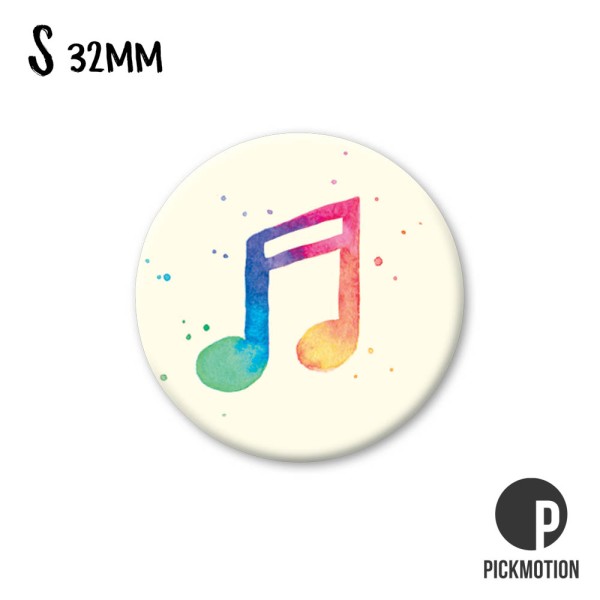 Magnet S rainbow music note