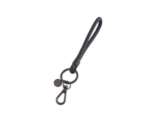 Metropolitan Schlüsselanhänger, schwarz, mit Karabiner