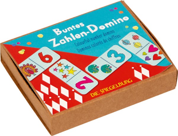 Buntes Zahlen-Domino - Bunte Geschenke