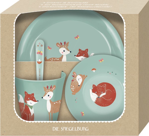 Geschirr Geschenkset Fuchs & Reh - Little Wonder