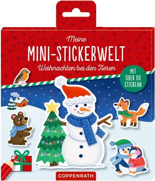 Meine Mini-Stickerwelt - Weihnachten bei den Tieren