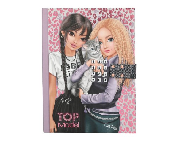 TOPModel Geheimcode Tagebuch mit Sound REBEL KITTY