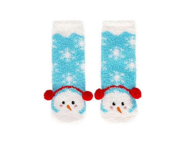 Rutschfeste Socken - Schneemann - Größe 26-34