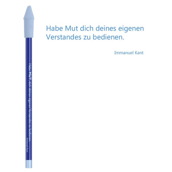 Bleistift blau Kant