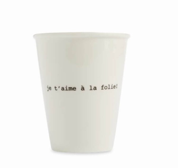 Becher je t'aime à la folie! - helen b