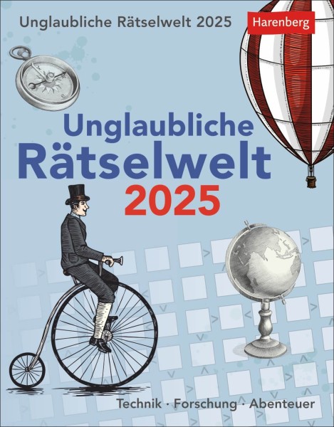 Unglaubliche RätselweltTagesabreißkalender 2025