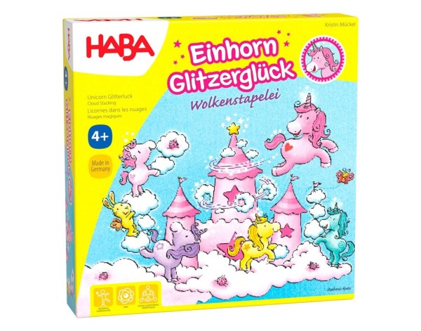 Einhorn Glitzerglück – Wolkenstapelei