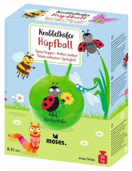 Hüpfball Krabbelkäfer grün