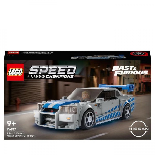 LEGO Speed Champions 76917 2 Fast 2 Furious – Nissan Skyline GT-R (R34)