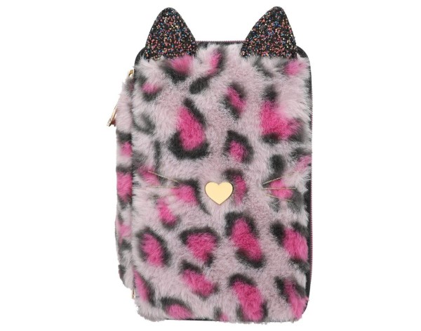 TOPModel 3 Fach Federtasche Leo Fell REBEL KITTY