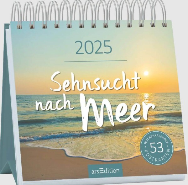 Postkartenkalender Sehnsucht nach Meer 2025