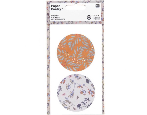 Paper Poetry Sticker Pflanzen 4 Blatt