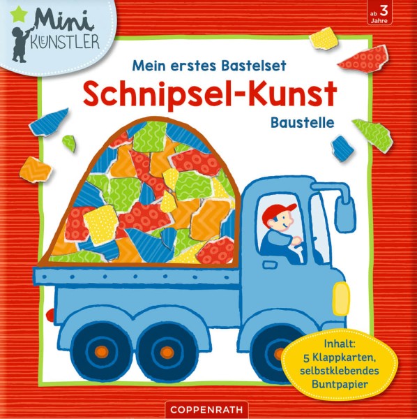 Mein 1. Bastelset: Schnipsel-Kunst - Baustelle (Mini-Künstler)