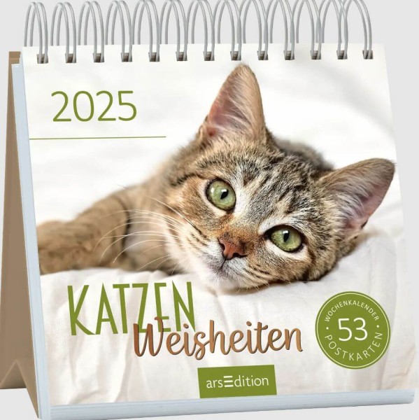 Postkartenkalender Katzenweisheiten 2025