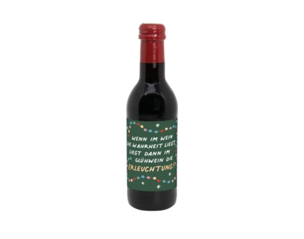 Glühwein-Flasche 0,25l Erleuchtung