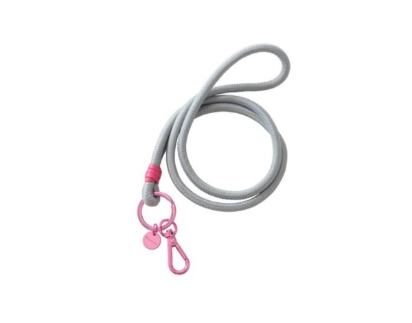 Metropolitan Neo Lanyard, flannel/pink, mit Karabiner