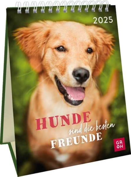 Wochenkalender 2025: Hunde sind die besten Freunde