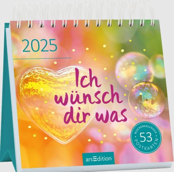 Postkartenkalender Ich wünsch dir was 2025