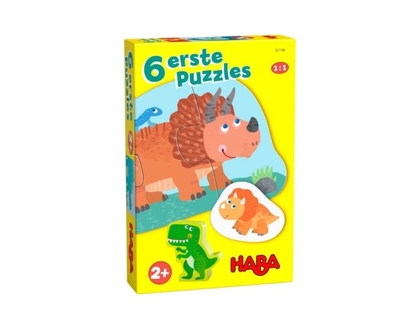 6 erste Puzzles – Dinos