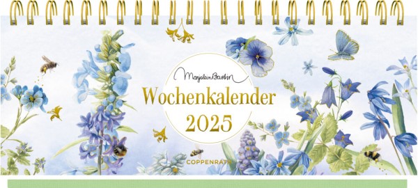 Tisch-Wochenkalender 2025 (blau) - M.Bastin