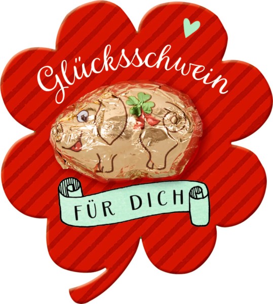 Schoko-Glücksschwein - Viel Glück