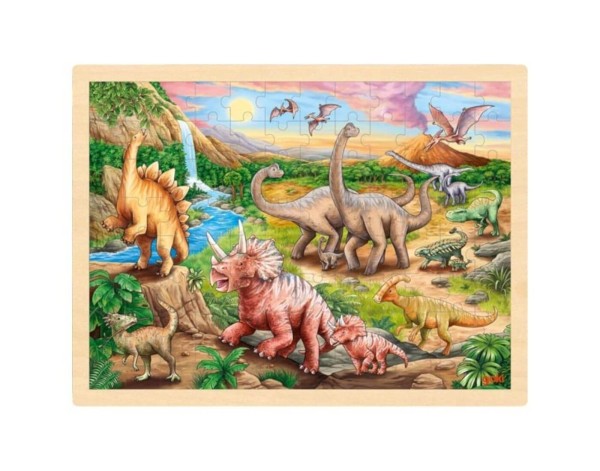 Einlegepuzzle Dinosaurierwanderung