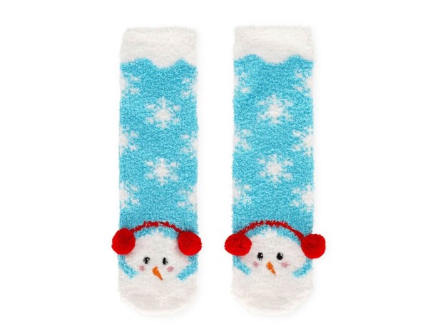 Rutschfeste Socken - Schneemann - Größe 35-42