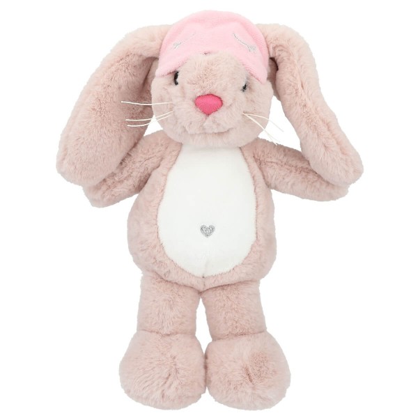 Princess Mimi Plüsch Hase Nelly Rosa Mit Schlafmaske 21 cm