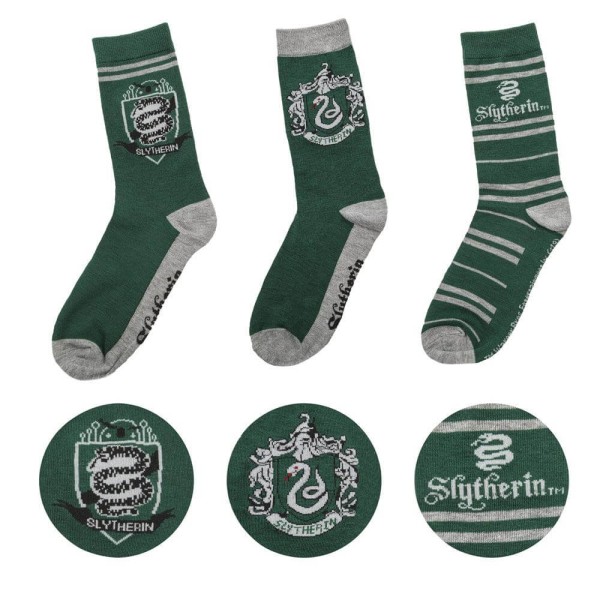 Harry Potter Socken 3er-Pack Slytherin