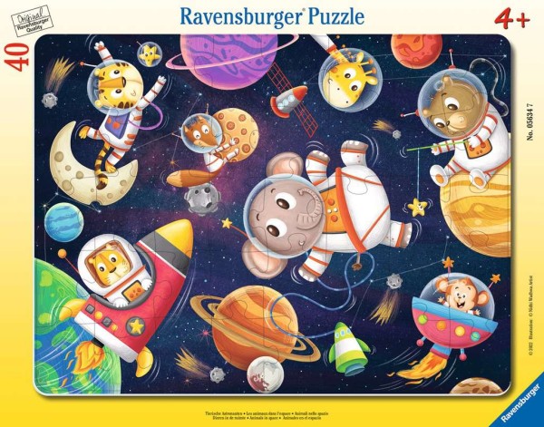 Puzzle Tierische Astronauten