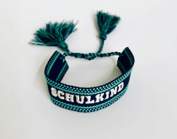 Gewebtes Armband SCHULKIND | royal-blue