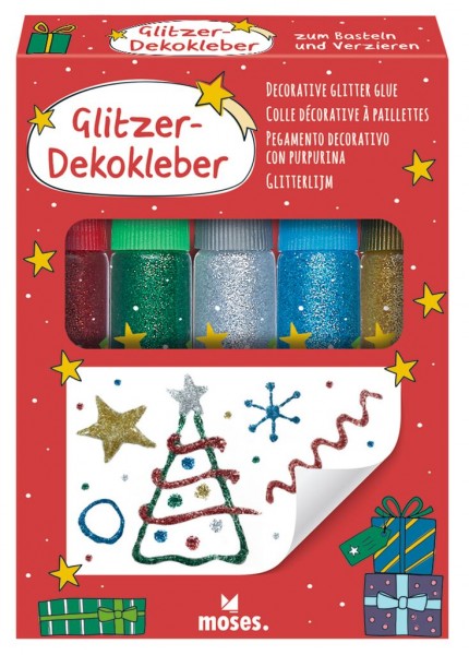 Glitzer-Dekokleber