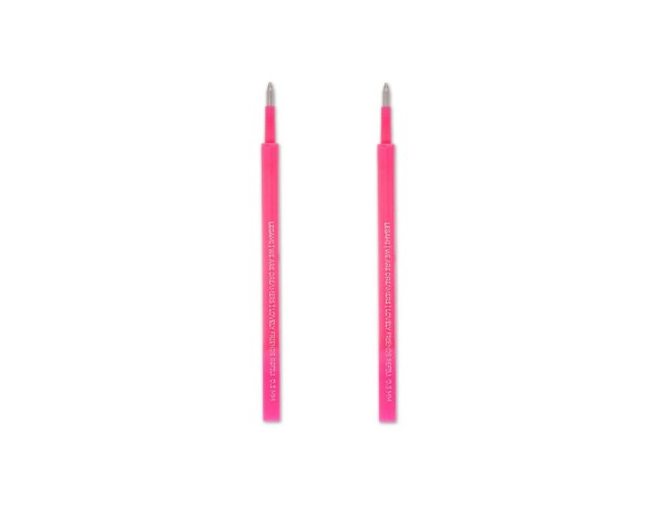 Set mit 2 Ersatzpatronen für Gelstift - Lovely Friends - Neon Pink