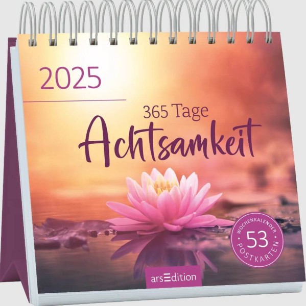 Postkartenkalender 365 Tage Achtsamkeit 2025