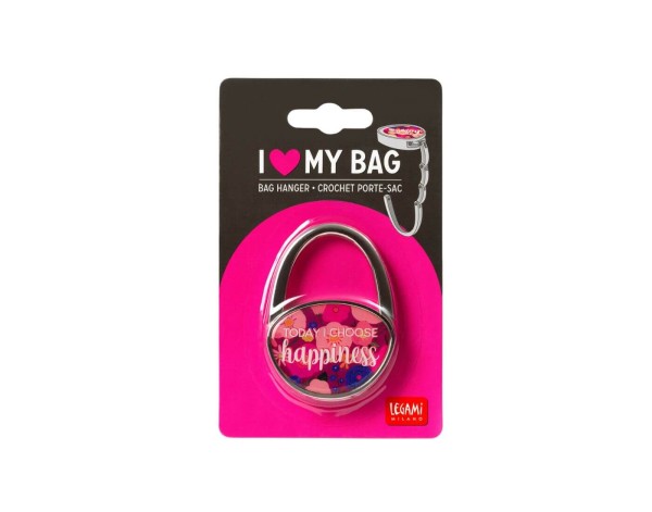 Taschenhaken - I Love My Bag - Flowers