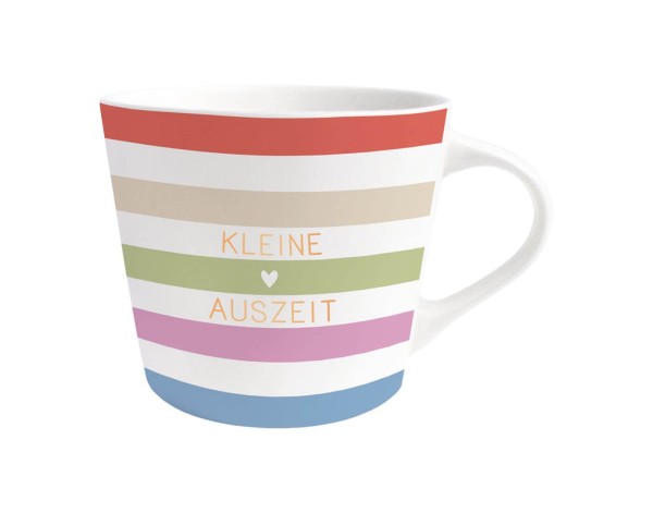 Kaffeetasse mit Veredelung Kleine Auszeit