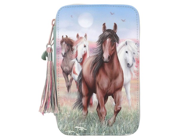 Miss Melody 3 Fach Federtasche HOOF CLATTER