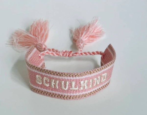 Gewebtes Armband SCHULKIND | marshmallow-rosé