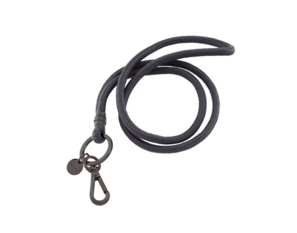 Metropolitan Lanyard, schwarz, mit Karabiner