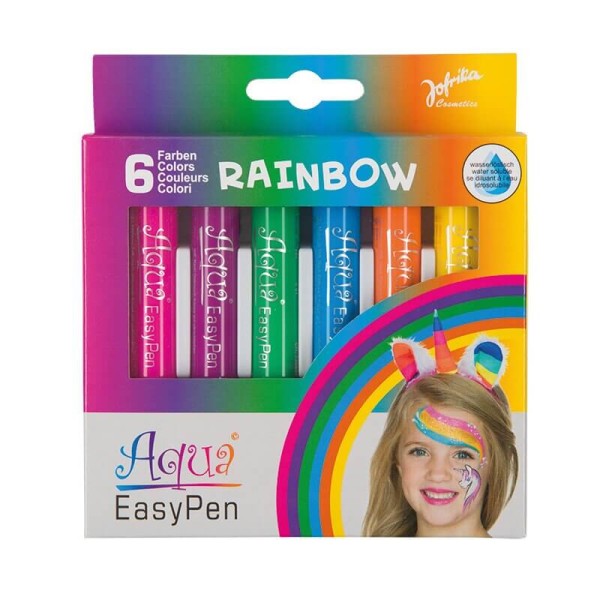 Aqua Easy Pen Box Rainbow - Schminkfarben